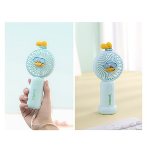 Multifunctional Mini Handheld Fan <b>Three</b> Speeds Battery Rechargeable Mini Fan Portable Wearable Fans for Gift Children - Product Image 5