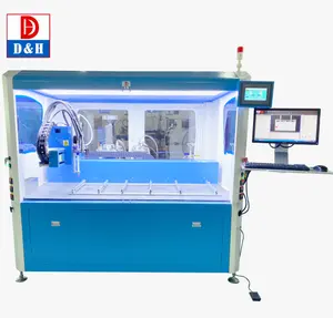 Dispenser Silikon Epoksi Lem Mesin Otomatis Smt Robot CCD XYZ Dual Vision Presisi Tinggi