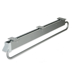 Riel de ropa de armario de aluminio retráctil de metal personalizado - Product Image 3