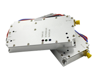 Module RF anti-drone 50W GaN 50dB Gain 28V pour la défense des patrouilles frontalières, traitement du signal 350-500MHz, protection de sécurité C-UAS