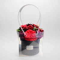 Coffret Cadeau Roses Artificielles en Savon Faites à la Main pour Célébrités en Ligne, Idéal pour la Saint-Valentin, les Anniversaires, la Fête des Mères