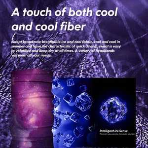 LEO Groothandel Naadloze Multifunctionele Melkzijde Tubulaire <span class=keywords><strong>Bandana</strong></span> Op Maat Gemaakt Polyester Hoofddeksel en Nekwarmer Gezichtsbandana - Product Image 3