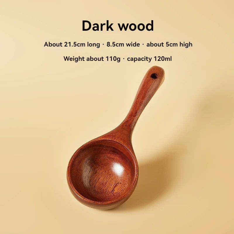 WY084 Old lacquer water spoon