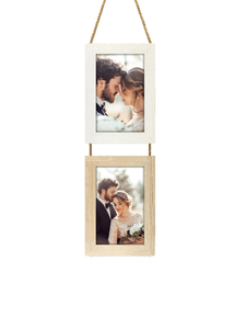 Real Wooden Iron Photo <b>Frame</b> with Die Cutting Printing Custom Size Graduation Family Picture Stand for Home - Product Image 5