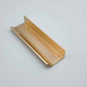 Puxadores Ocultos de Alumínio Dourado para Gavetas de Armário, Hardware de Perfil de Alumínio para Armário de Cozinha - Product Image 3