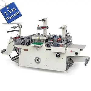 UTM420 Automatic self adhesive trademark die cutting punching machine, Flatbed Sticker Label Die Cutter with foil stamping