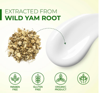 Crema de raíz de ñame salvaje de fórmula Orgánica Avanzada a base de plantas OEM para la crema y loción facial natural de equilibrio hormonal de las mujeres