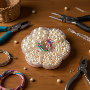 Set di Perle ILAN 10x10cm Assortite per Creazione di Gioielli - Product Image 2