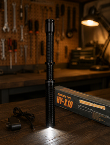 ไฟฉายยืดหดอัตโนมัติ X10 Tactical แสงสีขาว สำหรับงานสังสรรค์ครอบครัว/งานปาร์ตี้ ผลิตจากวัสดุ PC - Product Image 1