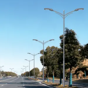 Intelligent Led Street Light Pole Smart City Street Light Pole With Cctv Wifi And Led Screen