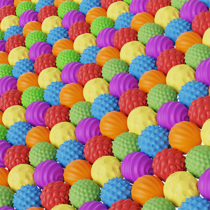 Juguetes Sensoriales de Silicona, Paquete de 6 Bolas Magnéticas Grandes de Silicona - Juguetes para Aliviar el Estrés - Product Image 2