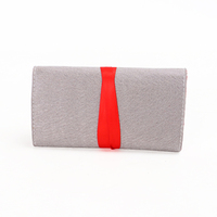Pochette de rangement personnalisée en feutre pour pinceaux de maquillage, avec compartiment pour rouges à lèvres, pour femmes