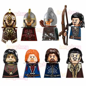 PG8031 Novie serie di film Ro han re cavalleria arciere Undomiel Boromir elfi Legolas figure di mattoni per bambini giocattoli