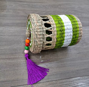 Ecofriendly 2025 Handmade Seagrass Ramadan Gift Box <b>Basket</b> Bohemian Style 10-20L Capacity Easy Clean GREENCRAFT Brand for - Product Image 1