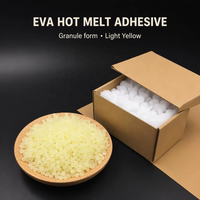 Colle thermofusible EVA de haute qualité, granulée jaune clair, pour la construction, l'emballage et la fermeture de cartons
