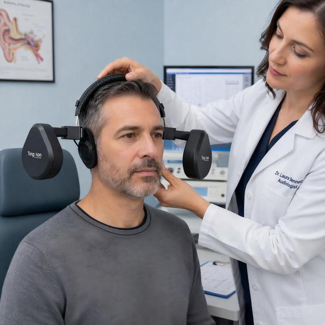 Tingoton Portable Hearing Testing Machine with Single/Double Checking Head Mounted Soundstage Model TD002