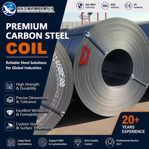 Uncoiling SS400 Q345 Oiled <b>Pickled</b> and Oiled 50mm 1000mm Shearing Carbon Steel Coil for Construction - Product Image 1