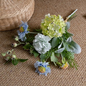 Susurros en las Nubes, Ramo de Hortensias Artificiales, Espuma Plástica y Tela, Decoración para Bodas y Hogar CF02111 - Product Image 3