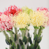 Flor Tropical Artificial de Plástico de Alta Qualidade para Centro de Mesa, Decoração Floral para Casamento
