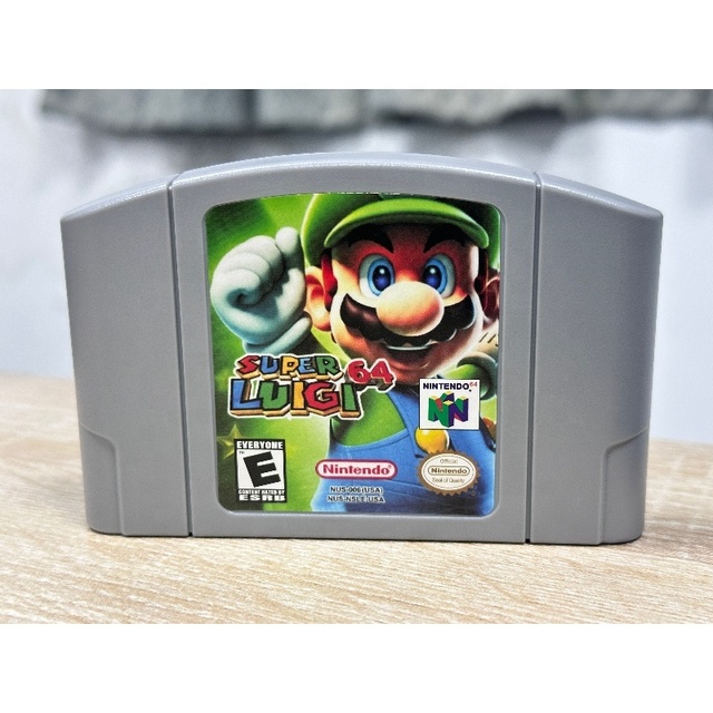 Luigi for Nintendo 64 Video Game Consoles N64 Game Card Series High Quality for Super Game USA NTSC Version