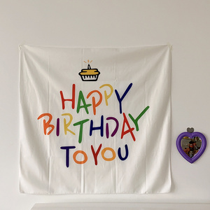 Tapiz <span class=keywords><strong>de</strong></span> Pared con Diseño <span class=keywords><strong>de</strong></span> <span class=keywords><strong>Feliz</strong></span> <span class=keywords><strong>Cumpleaños</strong></span>, Tapiz Decorativo <span class=keywords><strong>para</strong></span> Habitación, Decoración Kawaii <span class=keywords><strong>para</strong></span> el Hogar, Decoración <span class=keywords><strong>de</strong></span> Pared <span class=keywords><strong>para</strong></span> Sala <span class=keywords><strong>de</strong></span> Estar - Product Image 2