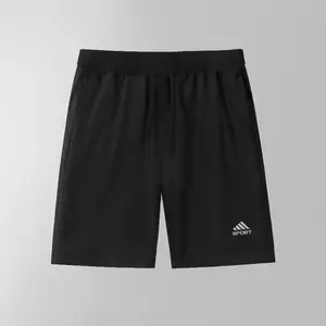 Logotipo personalizado mens algodão shorts suor Homens Fitness Correndo Curto Respirável Board Shorts Esporte