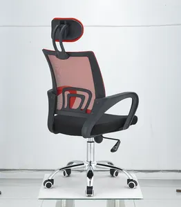 Factory Direct Sale Office Chair Comfortable Sedentary Home Computer Chair Cushion Lumbar Mesh Cloth Staff Meeting Chair