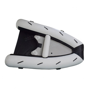 Bateau Gonflable Portable en Promotion pour Jet Ski, Tender Gonflable Dockable avec Support Jet Ski et Sièges Passagers - Product Image 3