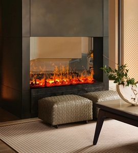 <span class=keywords><strong>Chimenea</strong></span> de vapor de agua negra de casete personalizada de 60cm, <span class=keywords><strong>chimenea</strong></span> de vapor 3D eléctrica con Control remoto de llama Led <span class=keywords><strong>para</strong></span> sala de estar interior - Product Image 4