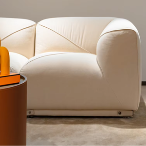 PFZION HOME Luxury Modern Cream Chesterfield Modular <strong>Corner</strong> Sofa Tufted Extendable Armrest <strong>Bed</strong> Apartment Living Room Villas Mall - Product Image 3