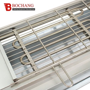 Vente chaude Commercial Sans Fumée En Acier Inoxydable Brochette Machine <span class=keywords><strong>Barbecue</strong></span> Four BBQ Grill Électrique - Product Image 5