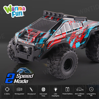 Voiture RC de drift 4x4 haute vitesse 27 MHz avec coque en PVC, lumières, télécommande 4 canaux, prête à l'emploi, inclut caméra, câble USB, portée 60 m, TPR