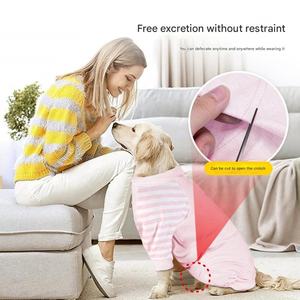 Minerva, venta al por mayor, traje de recuperación de Cirugía de perro de manga larga, ropa estéril, pijamas, <span class=keywords><strong>Camisa</strong></span> cómoda <span class=keywords><strong>para</strong></span> perder el cabello, suministros <span class=keywords><strong>para</strong></span> mascotas - Product Image 4