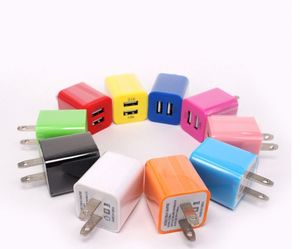 Dual USB Fast <b>Charging</b> Cube Block Power <b>Adapter</b> Wall Charger for Phone 15 14 13 12 11 Pro Max XR XS X - Product Image 5