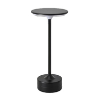 Argent Rose Or Noir Induction Soucoupe Volante Tactile Lampe De Table Hôtel Restaurant Charge Lampe En Métal