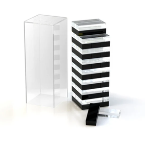 Hộp Đựng Đồ Bằng <span class=keywords><strong>Acrylic</strong></span> Trong Suốt Hình Tháp Xếp Chồng 3D Sang Trọng Tùy Chỉnh Bán Sỉ Từ Nhà Máy - Product Image 1