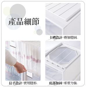 ลิ้นชักจัดระเบียบในสำนักงานแบบเรียบง่ายกล่องจัดระเบียบวางซ้อนกันได้ - Product Image 2