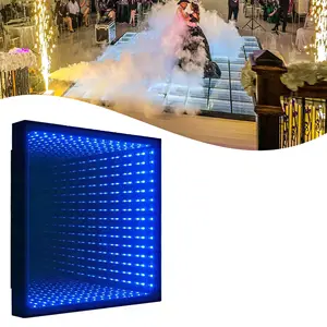 Светодиодный напольный светильник, Свадебный портативный 3D напольный светильник, зеркальный напольный светильник