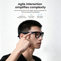 Lunettes intelligentes électrochromiques Google avec caméra d'enregistrement intégrée, pour les voyages et le quotidien, traduction en temps réel, assistant IA Hi-Fi