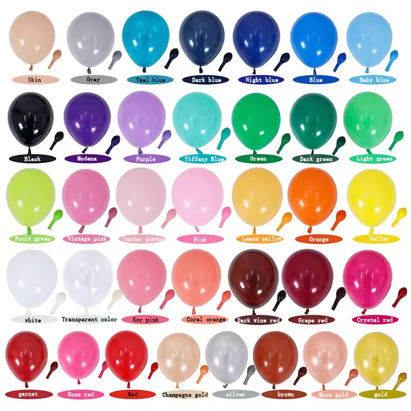 Penjualan langsung balon Matte 12 "pola dapat disesuaikan perayaan dewasa Globos lateks harga rendah dekorasi pesta pengisian udara