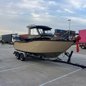 Nouveaux bateaux de pêche Profisher avec coque en aluminium 5083 pour la mer, bateau en aluminium de 6 mètres avec remorque, prix d'usine - Product Image 2