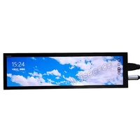 8.8 inç taşınabilir monitör 1920*480 60hz ahududu Pi uyumlu PC IPS streç çubuğu LCD monitör siyah masaüstü Tv tamir
