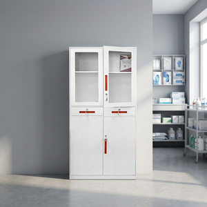 Metal Office <b>Filing</b> Cabinet, Modern Environmentally Friendly Powder Coating, School Hospital Office Storage Cabinet - Product Image 4