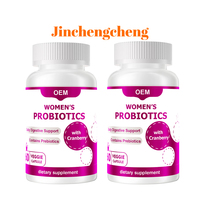 Capsules de Probiotiques pour Femmes, Approvisionnement Direct Usine OEM, avec Impression Personnalisée du Logo et de l'Étiquette pour le Soutien de la Santé Émotionnelle