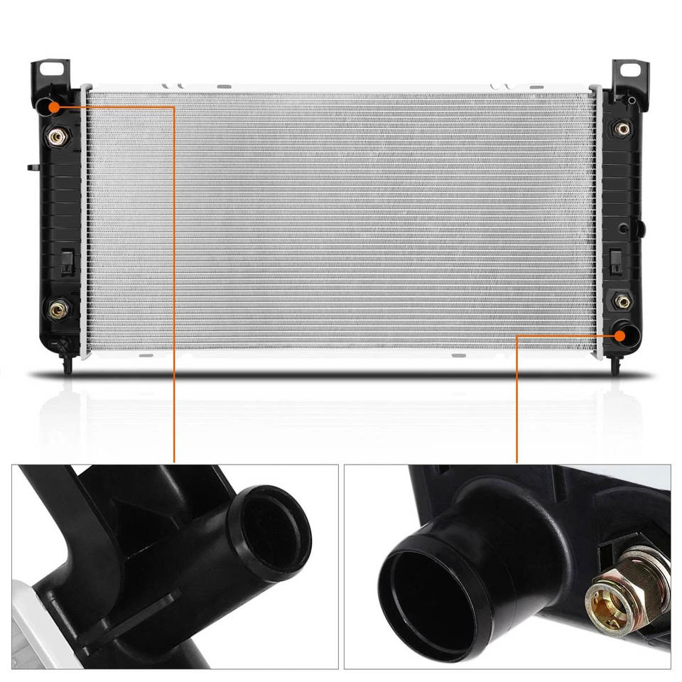 Engine Radiator Assembly CU2370 for Silverado Suburban Sierra Yukon ...
