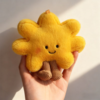 Pendentif de sac en peluche mignon en forme de tournesol, ornement à suspendre pour sac à dos, petite poupée originale, décoration pour enfants de 5 à 7 ans, Yiwu