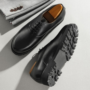 2026 Men's High-End Top Grain Soft Leather Heightening Thick-<b>soled</b> <b>Inner</b> Leather Business Formal Dress Leather - Product Image 3