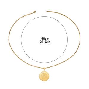 <b>Arabic</b> Personalized <b>Gold</b> for Muslims Stainless Steel Pendant <b>Necklaces</b> Unisex 18K <b>Gold</b> Plated Trendy Gift 2025 - Product Image 3