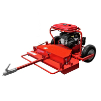 Tondeuse à gazon Quad GFM120 à démarrage électrique 16HP, tondeuse de finition pour ATV, pour la coupe de l'herbe et l'aménagement paysager