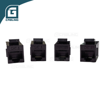 Acoplador Keystone Jack Gcabling Network UTP RJ45 Hembra a Hembra 8P8C Cat5 Cat6 Cat6a Sin Blindaje con Diferentes Colores